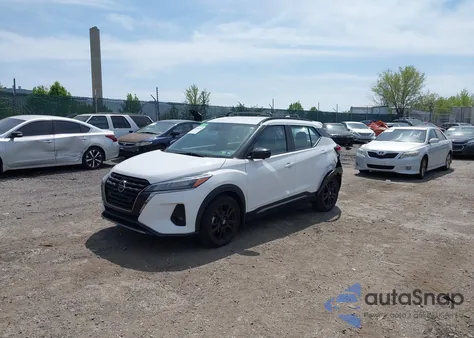 2021 Nissan Kicks Sr Xtronic Cvt из США, поврежденный, VIN 3N1CP5DV8ML550442